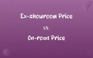 Ex-showroom Price vs. On-road Price