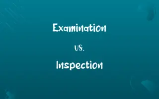 Examination vs. Inspection