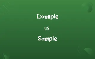 Example vs. Sample