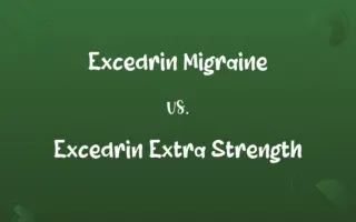 Excedrin Migraine vs. Excedrin Extra Strength