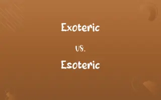 Exoteric vs. Esoteric