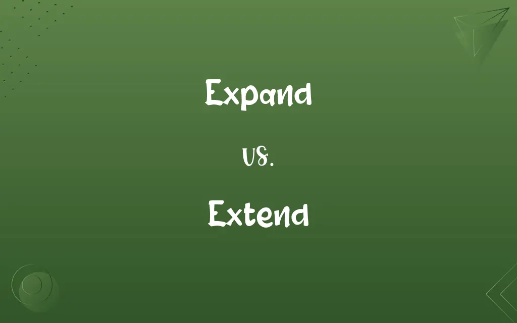 Extend Expand Stretch Difference