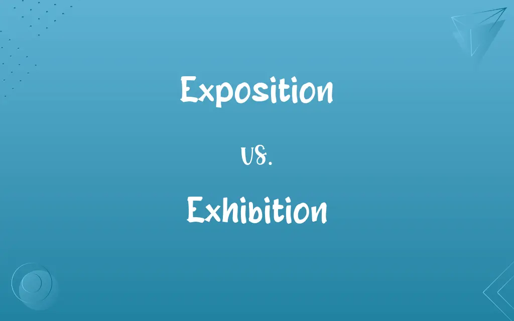 Exposition vs. Exhibition