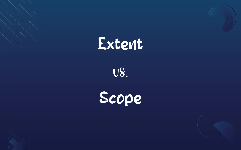 Extent vs. Scope