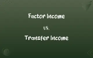 Factor Income vs. Transfer Income