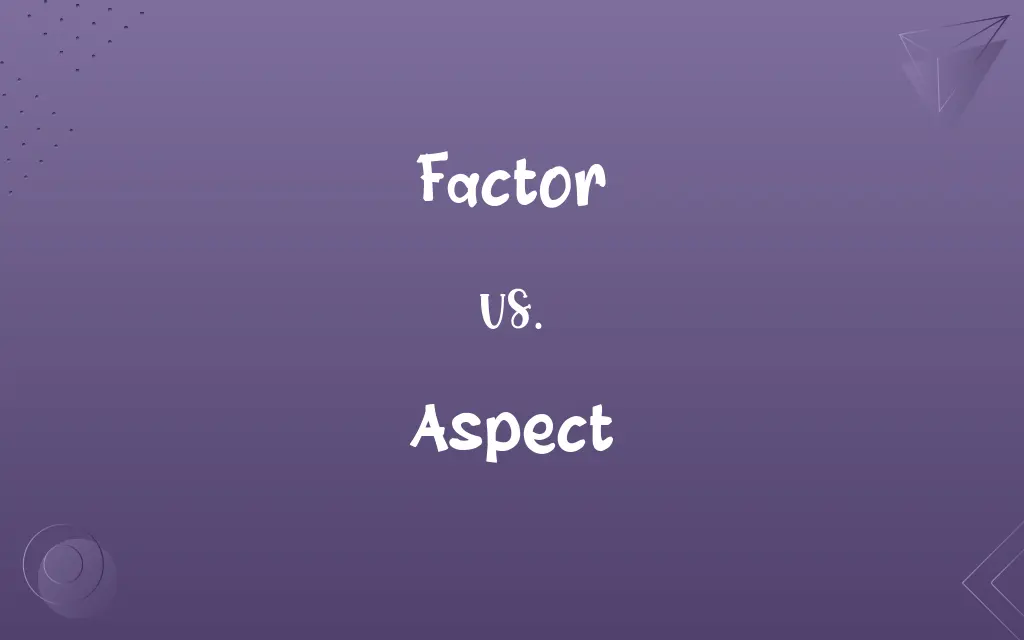 Factor vs. Aspect