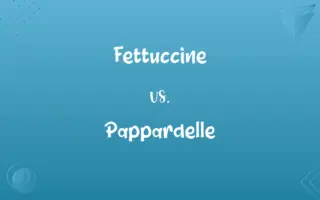 Fettuccine vs. Pappardelle