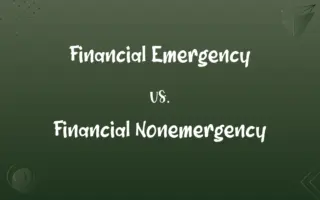 Financial Emergency vs. Financial Nonemergency