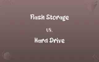 Flash Storage vs. Hard Drive