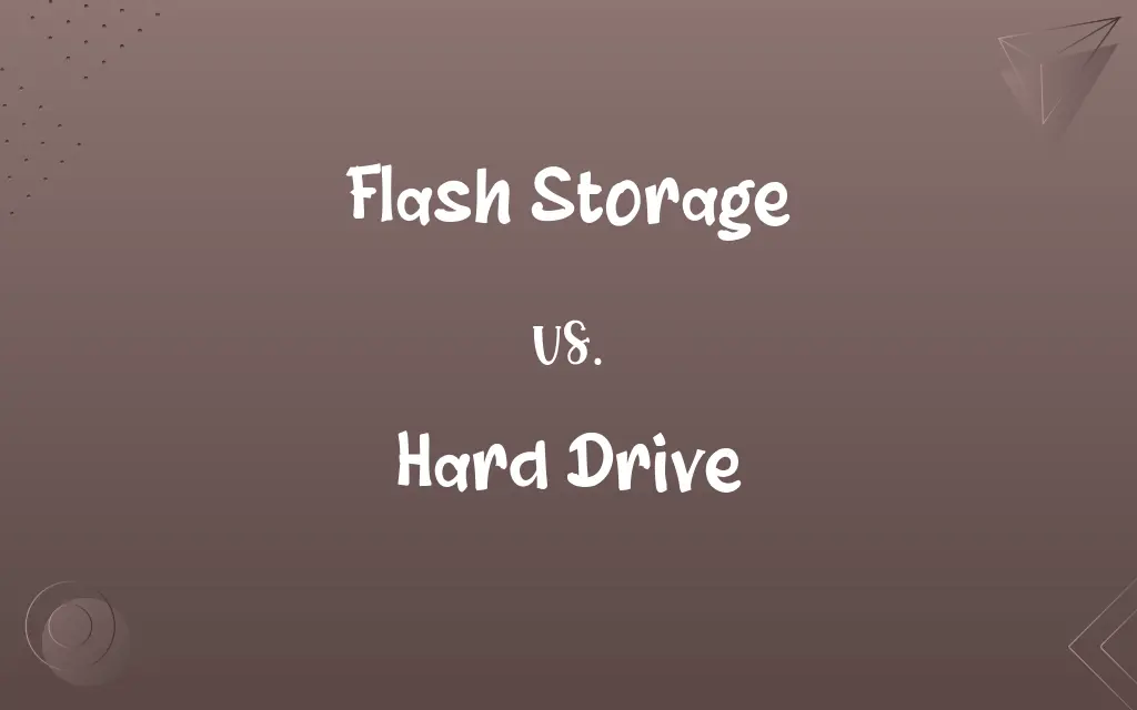 Flash Storage vs. Hard Drive