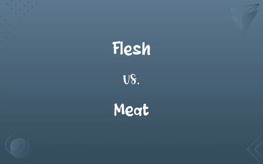Flesh vs. Meat