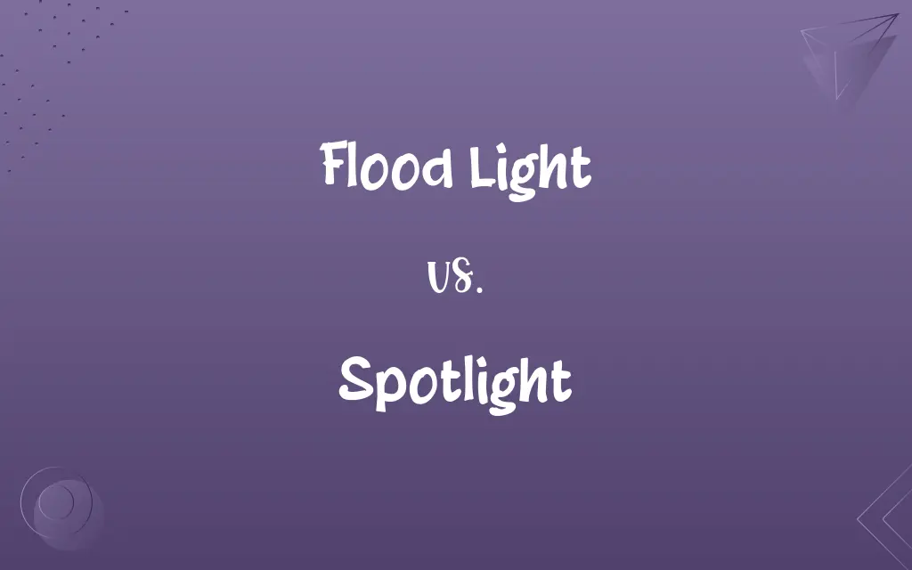 Flood Light vs. Spotlight