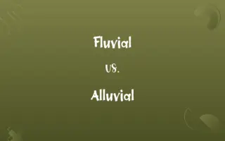 Fluvial vs. Alluvial
