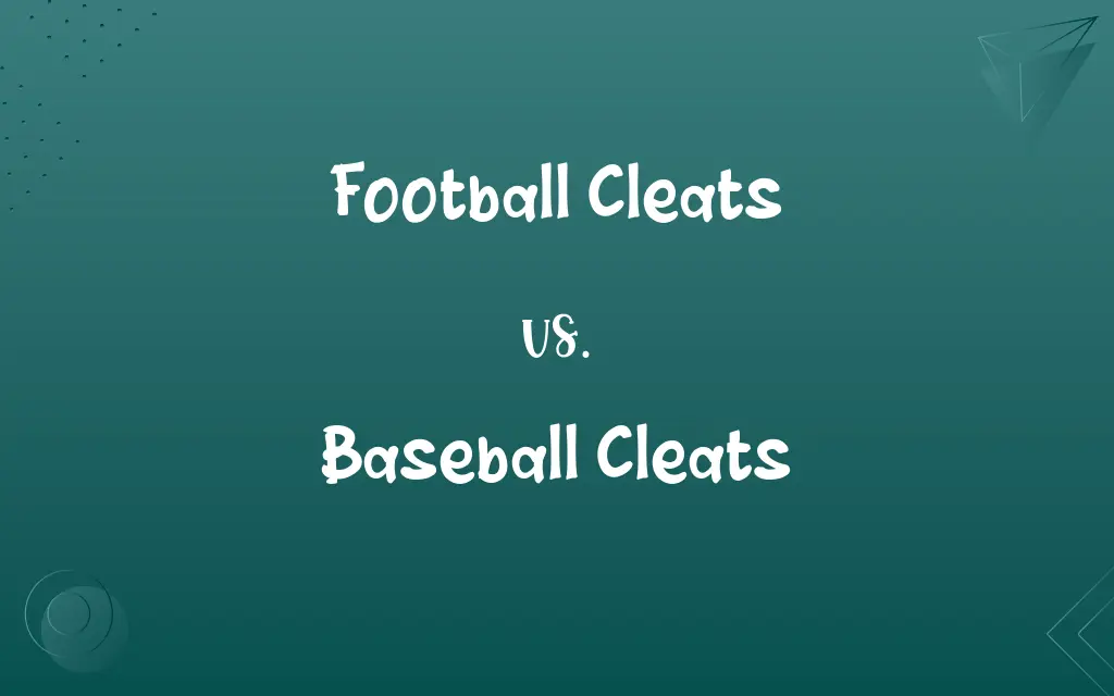 Football Cleats vs. Baseball Cleats