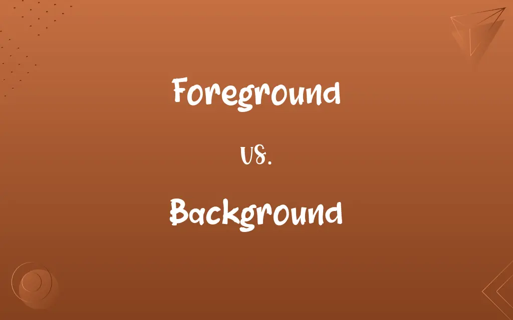 Foreground vs. Background