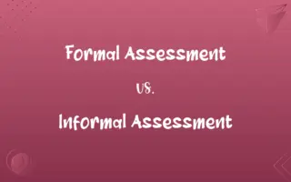 Formal Assessment vs. Informal Assessment