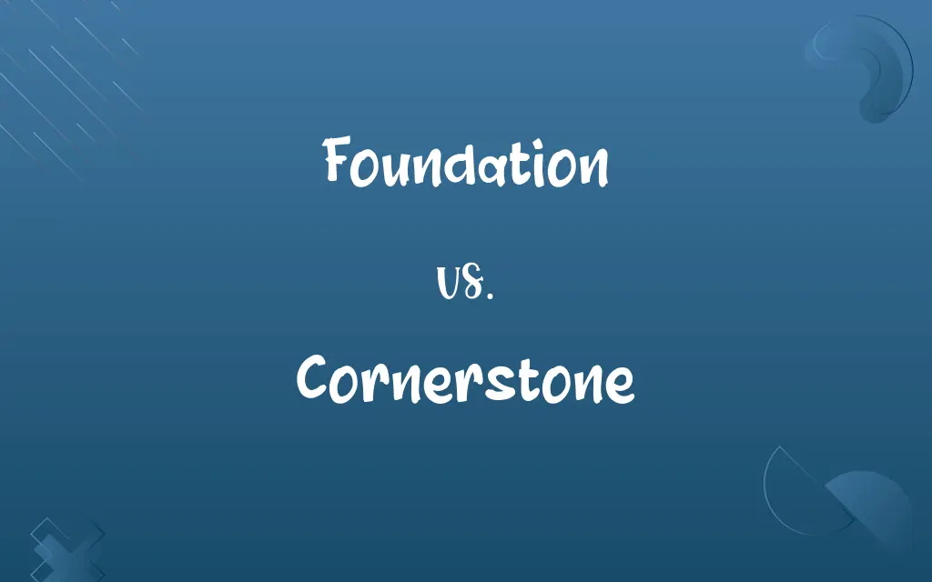 Foundation vs. Cornerstone