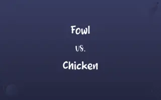 Fowl vs. Chicken