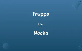 Frappe vs. Mocha