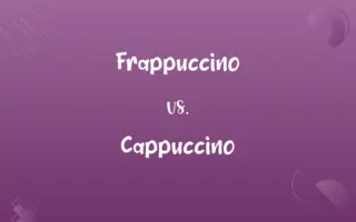 Frappuccino vs. Cappuccino