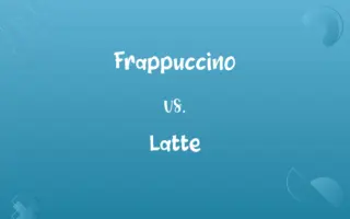 Frappuccino vs. Latte