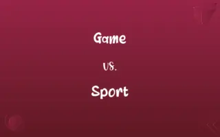 Game vs. Sport