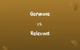 Germane vs. Relevant