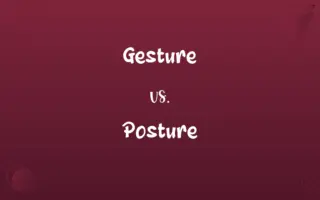 Gesture vs. Posture