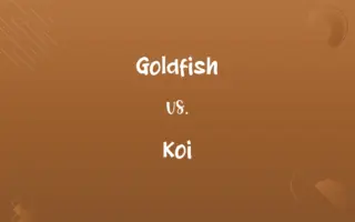 Goldfish vs. Koi