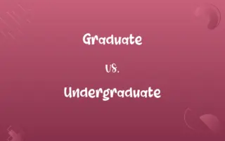 Graduate vs. Undergraduate