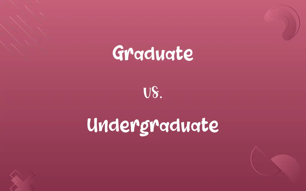 Graduate vs. Undergraduate