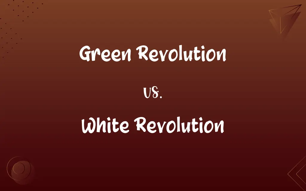 Green Revolution vs. White Revolution