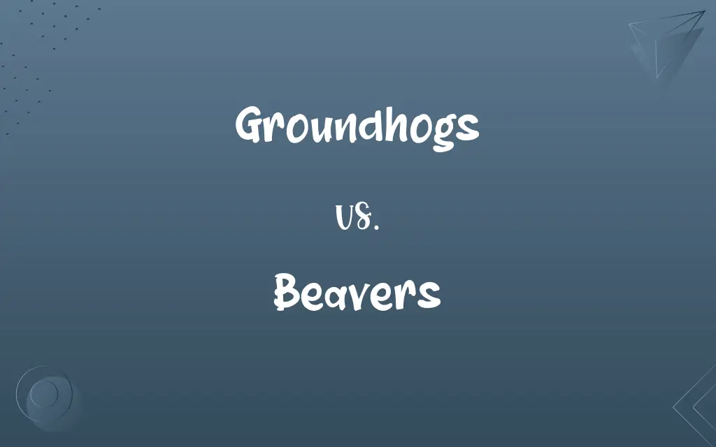 Groundhogs vs. Beavers
