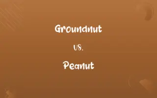 Groundnut vs. Peanut