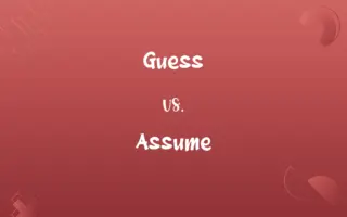 Guess vs. Assume
