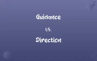 Guidance vs. Direction