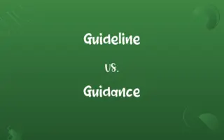 Guideline vs. Guidance