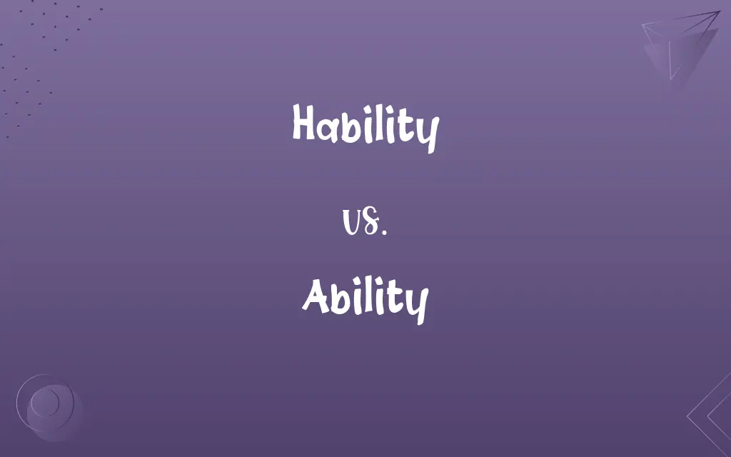 Hability vs. Ability