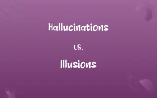 Hallucinations vs. Illusions