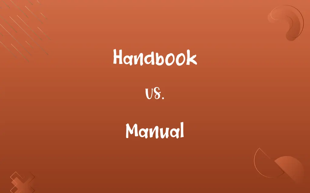 Handbook vs. Manual