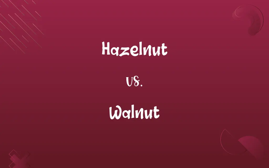 Hazelnut vs. Walnut