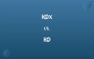 HDX vs. HD