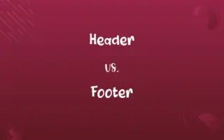 Header vs. Footer