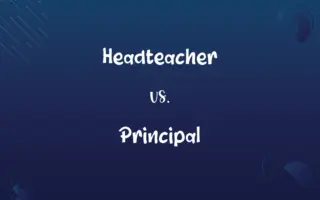 Headteacher vs. Principal