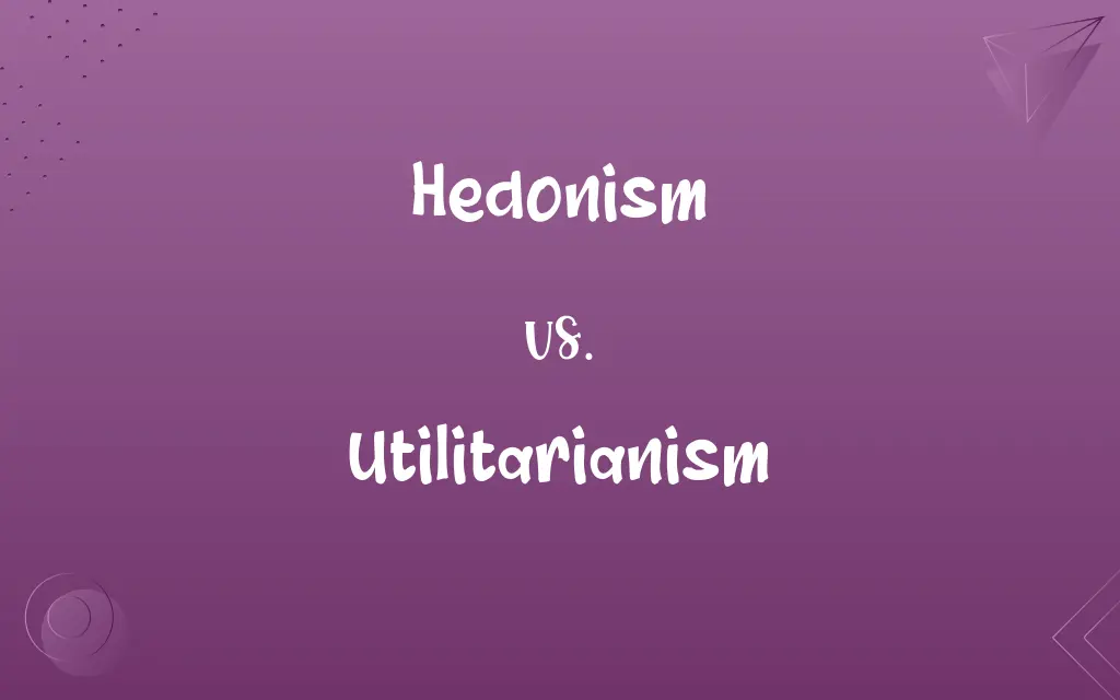 Hedonism vs. Utilitarianism
