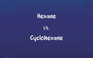 Hexane vs. Cyclohexane