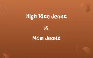 High Rise Jeans vs. Mom Jeans