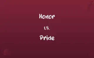 Honor vs. Pride