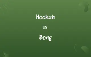 Hookah vs. Bong
