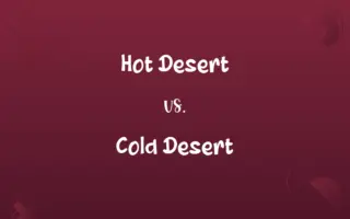 Hot Desert vs. Cold Desert